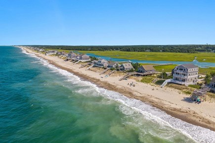 East Sandwich Cape Cod vacation rental - View of property from Cape Cod Bay