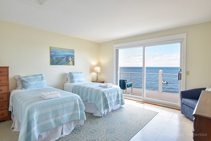 Brewster Cape Cod vacation rental - Upstairs guest bedroom #2 with two twin size beds.