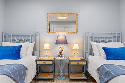 Centerville Cape Cod vacation rental - 2 Twin XLs on first floor with a full bathroom right across.