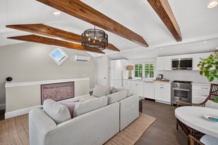 Provincetown Cape Cod vacation rental - Open-concept living room, dining room, and kitchen