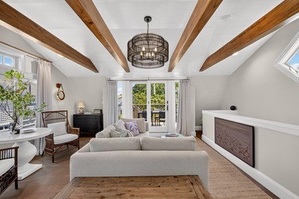 Provincetown Cape Cod vacation rental - Open-concept living room, dining room, and kitchen