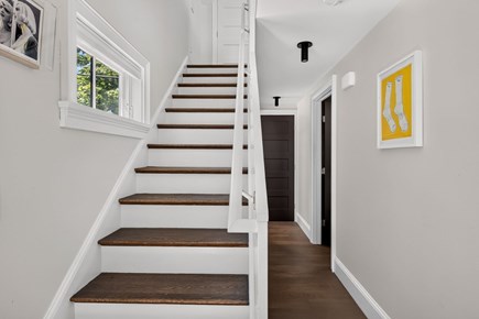Provincetown Cape Cod vacation rental - Hallway to bedroom and half bath