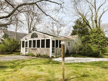 Eastham Cape Cod vacation rental - Bayside Cottage - Yard to New Screen Porch