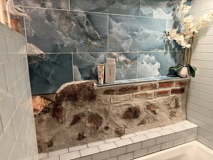 Provincetown  Cape Cod vacation rental - We offer a full bath and shower in our tiled grotto.