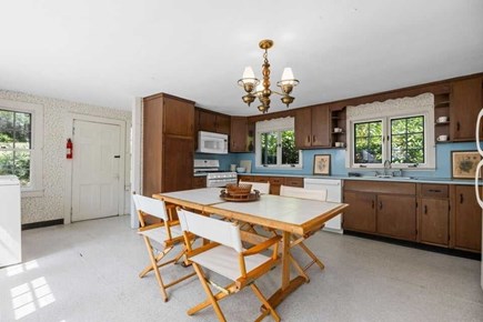 Truro Cape Cod vacation rental - Kitchen with Laundry