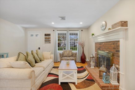 Brewster Cape Cod vacation rental - Cozy sitting room with queen sofa bed