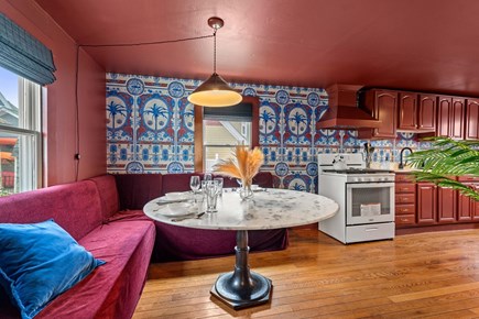 Onset MA vacation rental - Banquette Dining Area, Kitchen