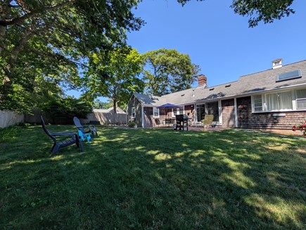 Harwich Port Cape Cod vacation rental - Fenced in backyard