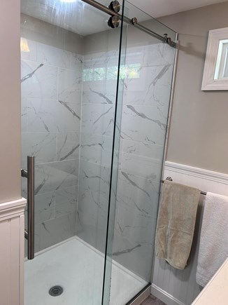 West Dennis Cape Cod vacation rental - Main Bathroom - Walk in Shower