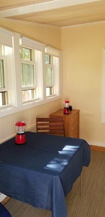 Orleans Cape Cod vacation rental - Shed Table 1