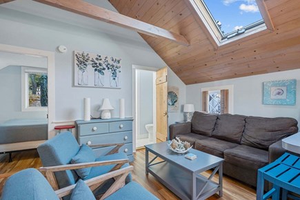 South Yarmouth Cape Cod vacation rental - The couch is also a sofa bed!