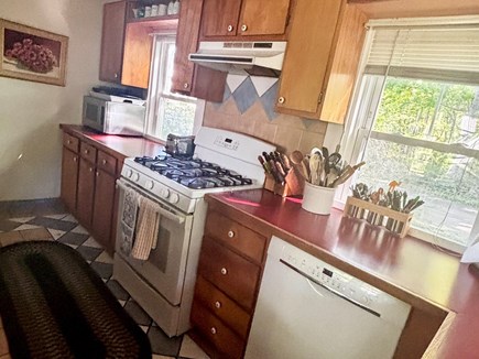 Brewster Cape Cod vacation rental - Kitchen with gas stove and all cooking needs
