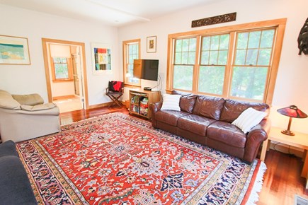 Truro Cape Cod vacation rental - Extra Sitting area on Main Floor with Pullout