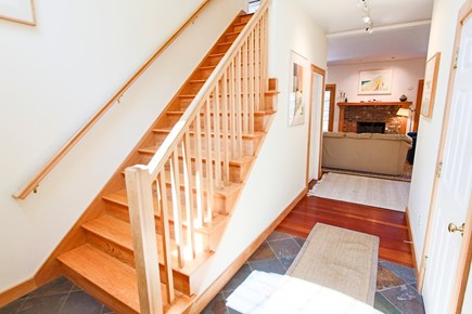 Truro Cape Cod vacation rental - Entrance looking into Living or Upstairs to 2nd Floor