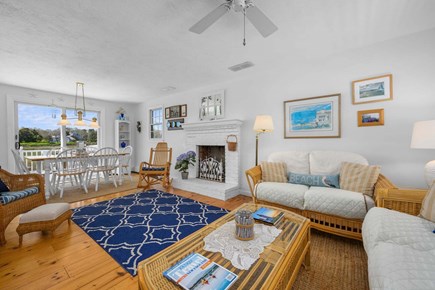East Sandwich Cape Cod vacation rental - Open concept living and dining room