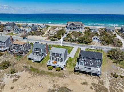 East Sandwich Cape Cod vacation rental - Aerial view of property to East Sandwich Beach