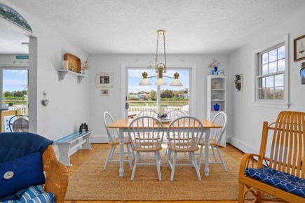 East Sandwich Cape Cod vacation rental - Dining room with views of the marsh