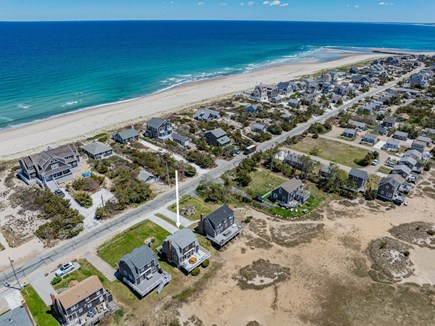 East Sandwich Cape Cod vacation rental - Aerial view of property to East Sandwich Beach