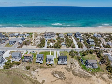 East Sandwich Cape Cod vacation rental - Aerial view of property to East Sandwich Beach