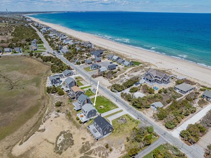 East Sandwich Cape Cod vacation rental - Aerial view of property to East Sandwich Beach