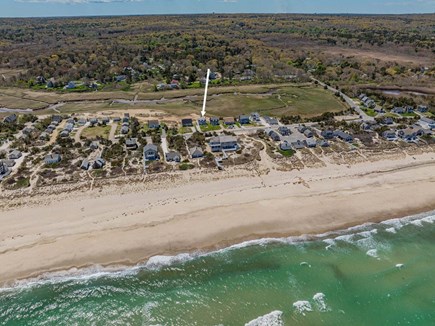 East Sandwich Cape Cod vacation rental - Aerial view of property from East Sandwich Beach