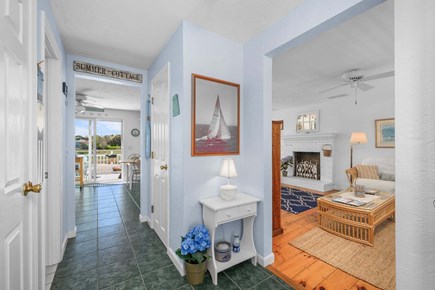 East Sandwich Cape Cod vacation rental - Hallway leading to living room or kitchen