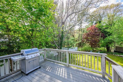 Cotuit Cape Cod vacation rental - Deck off of the 1st Floor living room with grill