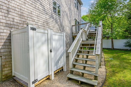Cotuit Cape Cod vacation rental - Fully enclosed outdoor shower