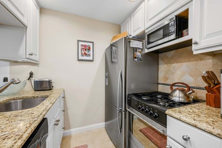 New Seabury, Mashpee Cape Cod vacation rental - Full-size refrigerator in a fully equipped kitchen, providing ample storage space for groceries