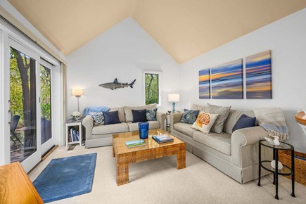 New Seabury, Mashpee Cape Cod vacation rental - Living room with sofas, offering a comfortable and inviting space to relax