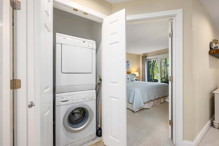 New Seabury, Mashpee Cape Cod vacation rental - Washer and dryer located in the first-floor hallway, providing convenient in-home laundry