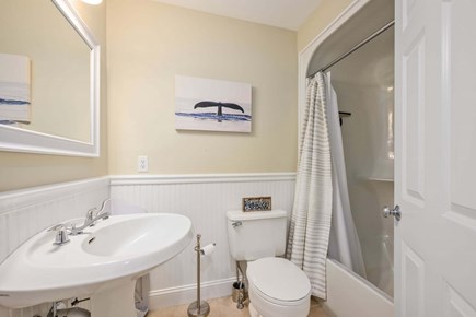 New Seabury, Mashpee Cape Cod vacation rental - Bedroom 1 - Full with shower and tub combo - First Floor