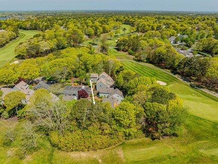 New Seabury, Mashpee Cape Cod vacation rental - Aerial view of the property showcasing the scenic landscape