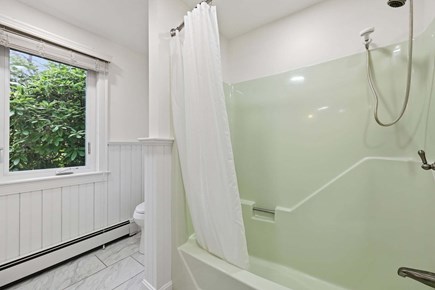 West Yarmouth Cape Cod vacation rental - Bathroom 1- Shower/Tub Combo - 1st Floor