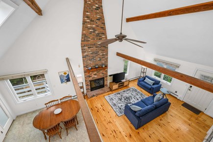 West Yarmouth Cape Cod vacation rental - View overlooking living and dining area