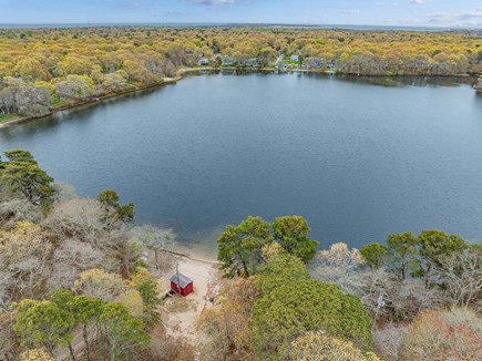 West Yarmouth Cape Cod vacation rental - Aerial view of Big Sandy Pond