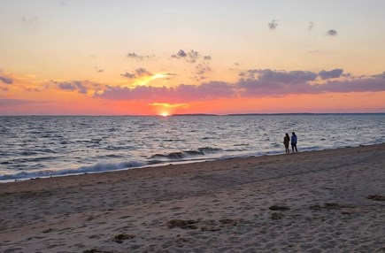 Eastham Cape Cod vacation rental - Sunset at Sunken Meadow Beach