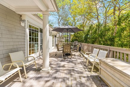 Mashpee Cape Cod vacation rental - Dining deck