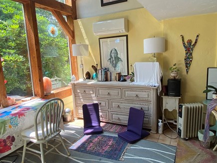 Plymouth MA vacation rental - Exercise and meditation area. Desk set up for work too.