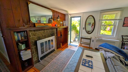 Centerville Cape Cod vacation rental - View of front door from living room