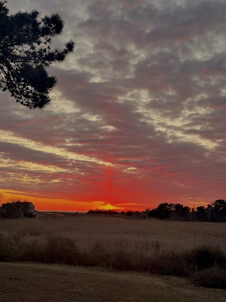 Eastham Cape Cod vacation rental - View of Sunset from End of the Lane