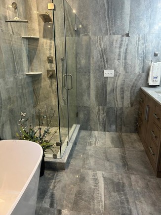 Eastham Cape Cod vacation rental - Primary Bath Shower