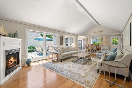 New Seabury, The Mews Cape Cod vacation rental - Beautiful pool views from entire house
