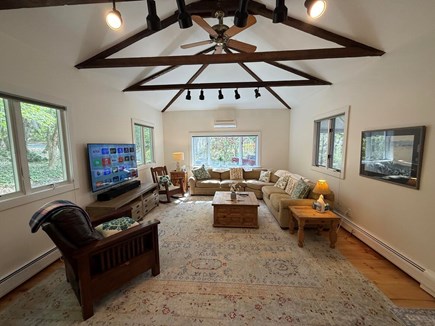 Orleans, Close to Bakers Pond & Skaket Cape Cod vacation rental - Mini Split A/C and Ceiling Fan in Living Room