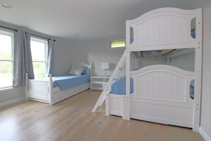 Wellfleet Cape Cod vacation rental - Lower Level Bunk Room With Marsh View