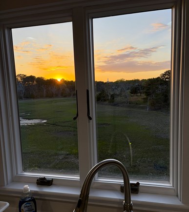 Wellfleet Cape Cod vacation rental - Sunset From the Kitchen