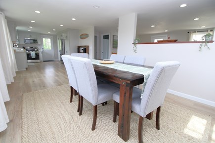 Wellfleet Cape Cod vacation rental - Dining Room with Kitchen in Background