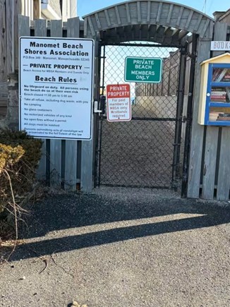 Manomet Manomet vacation rental - Entrance to private beach