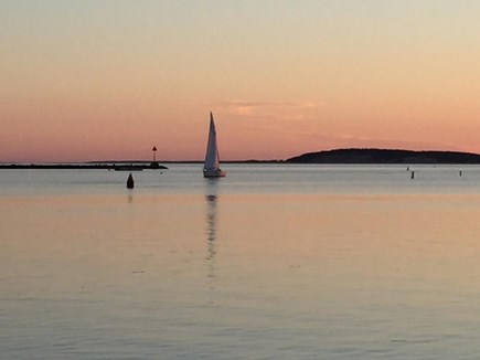 Outer Cape / Wellfleet Cape Cod vacation rental - Golden hour at Indian Neck, just 5 mins behind the cabin!