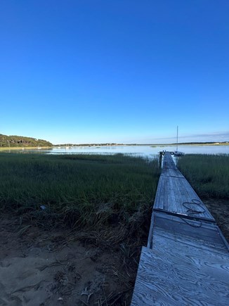 Outer Cape / Wellfleet Cape Cod vacation rental - Exploring Wellfleet Harbor via the backyard dirt trails.